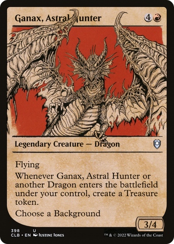 {C} Ganax, Astral Hunter (Showcase) [Commander Legends: Battle for Baldur's Gate][CLB 398]