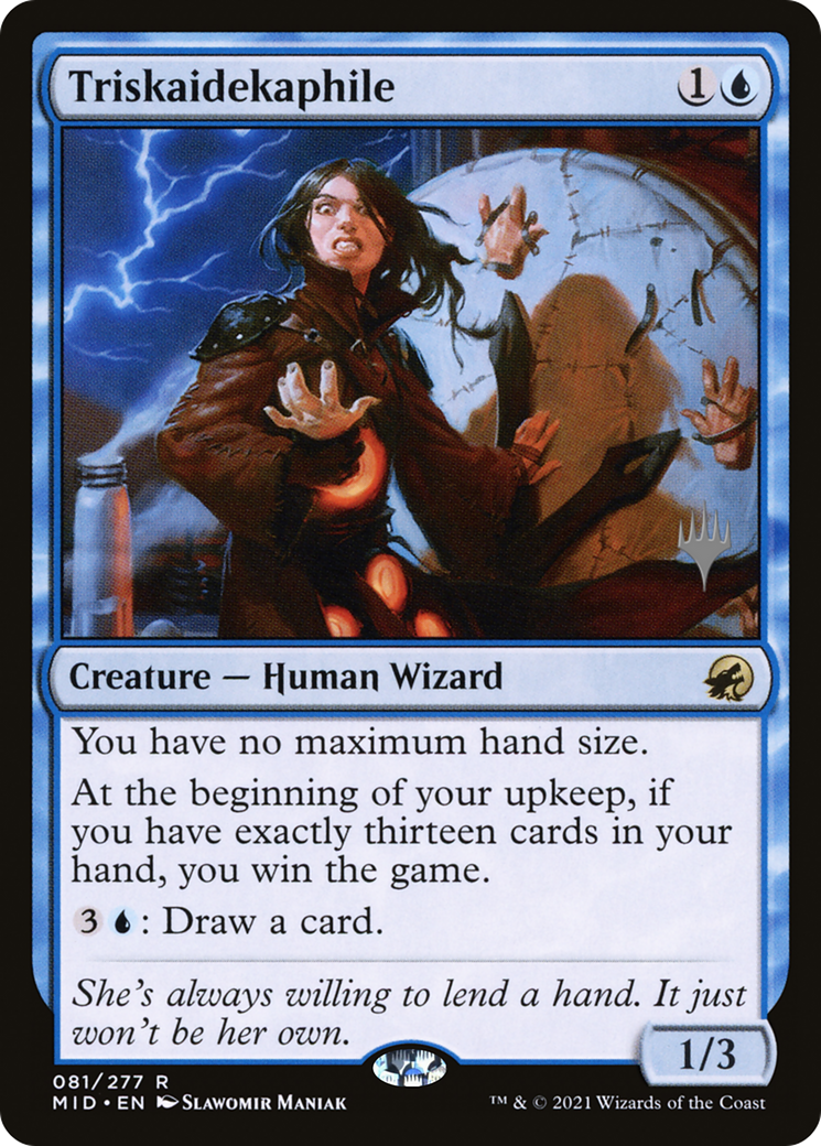 {R} Triskaidekaphile (Promo Pack) [Innistrad: Midnight Hunt Promo Pack][PP MID 081]