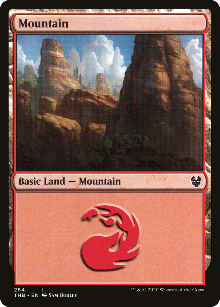 {B}[THB 284] Mountain (284) [Theros Beyond Death]