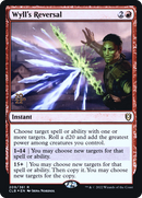 {R} Wyll's Reversal [Commander Legends: Battle for Baldur's Gate Prerelease Promos][PR CLB 209]
