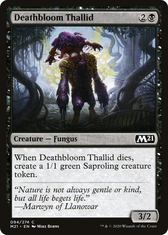 {C} Deathbloom Thallid [Core Set 2021][M21 094]