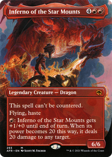 {R} Inferno of the Star Mounts (Borderless Alternate Art) [Dungeons & Dragons: Adventures in the Forgotten Realms][AFR 293]