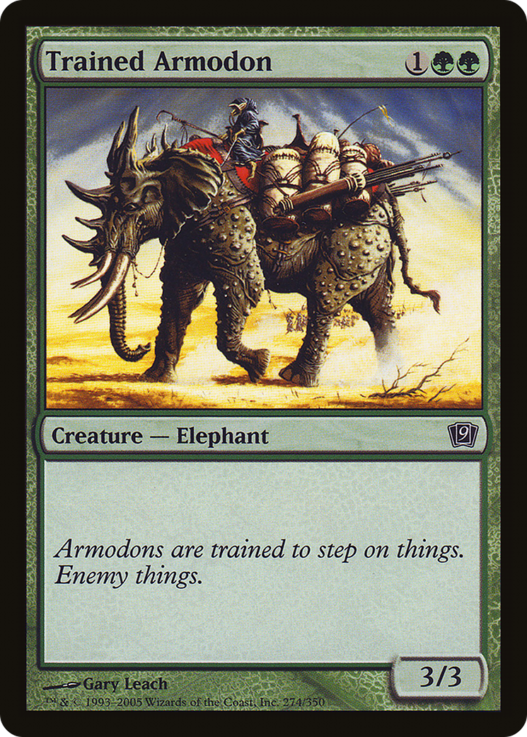 {C} Trained Armodon [Ninth Edition][9ED 274]