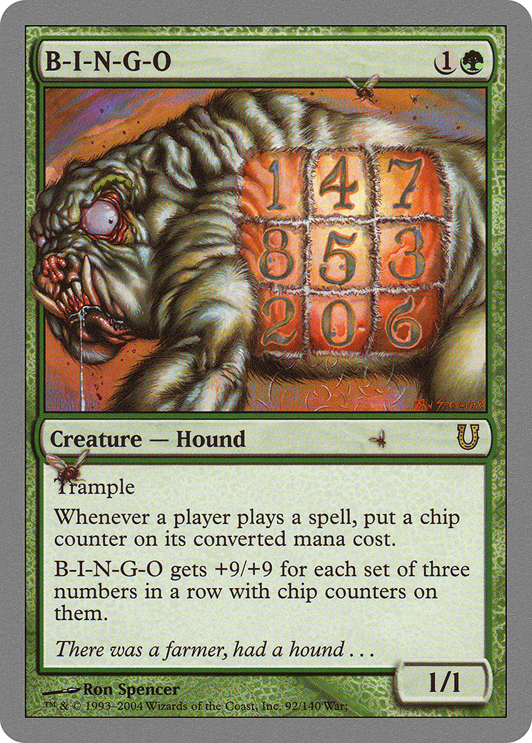{R} B-I-N-G-O [Unhinged][UNH 092]