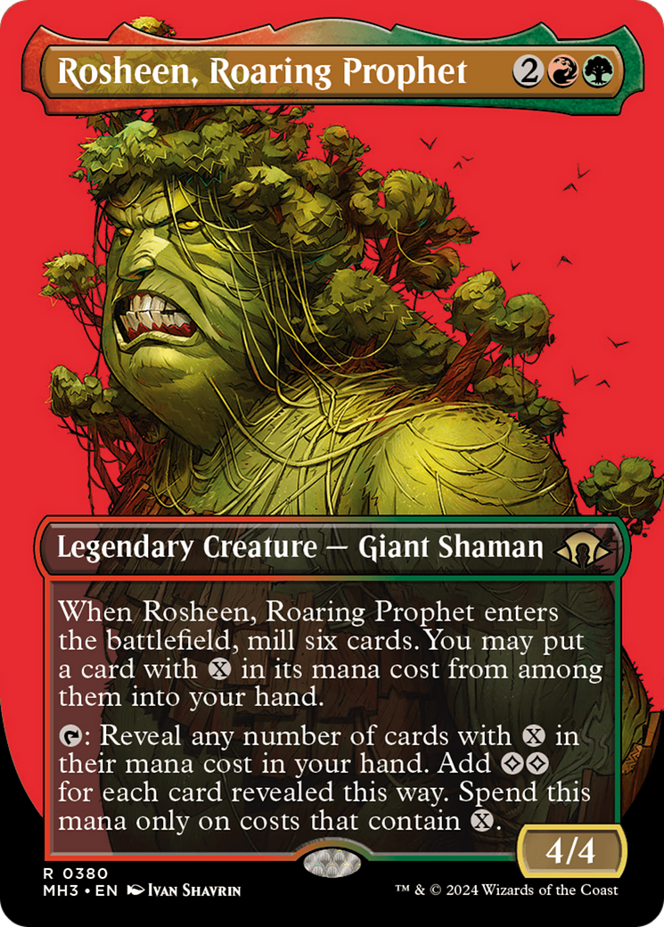 {R} Rosheen, Roaring Prophet (Borderless) [Modern Horizons 3][MH3 380]