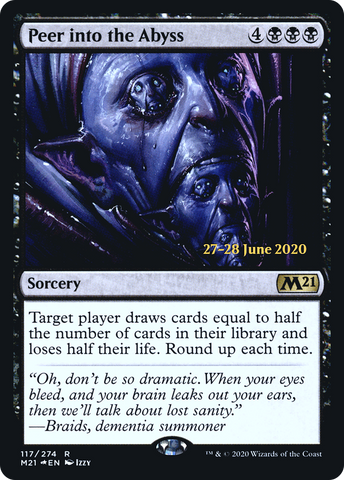 {R} Peer into the Abyss [Core Set 2021 Prerelease Promos][PR M21 117]