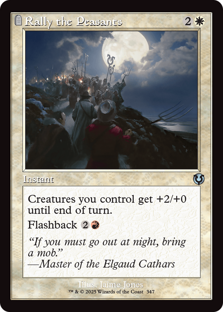 {C} Rally the Peasants (Retro Frame) [Innistrad Remastered][INR 347]