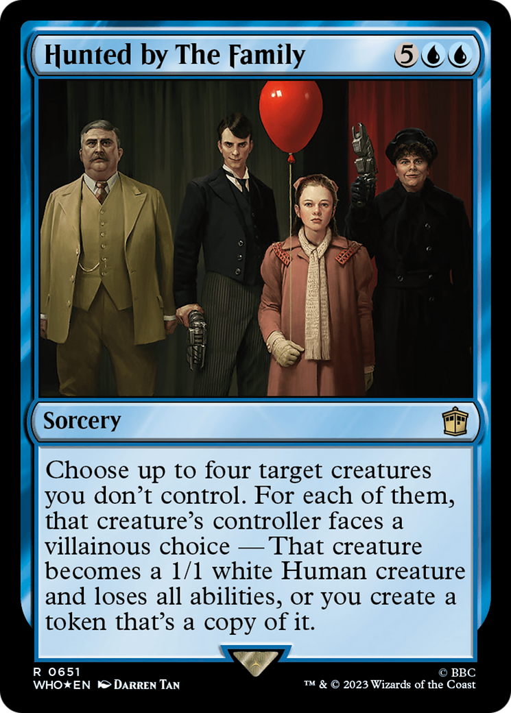 {R} Hunted by The Family (Surge Foil) [Doctor Who][WHO 651]