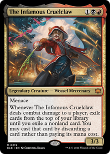 {@R} The Infamous Cruelclaw [Bloomburrow][BLB 219]