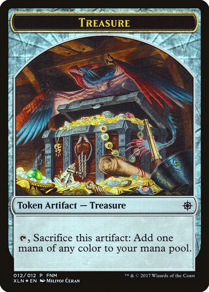 {T} Pirate // Treasure Double-sided Token [Friday Night Magic 2017][TF17 012]