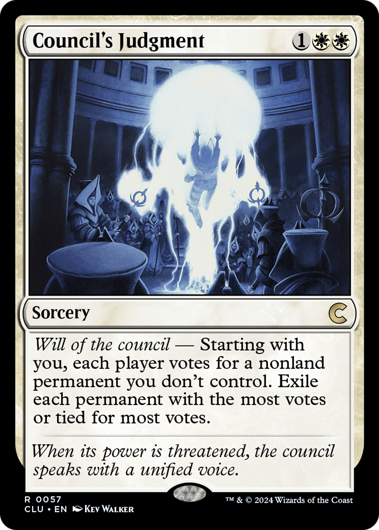 {R} Council's Judgment [Ravnica: Clue Edition][CLU 057]