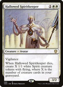 {R} Hallowed Spiritkeeper [Innistrad: Crimson Vow Commander][VOC 088]