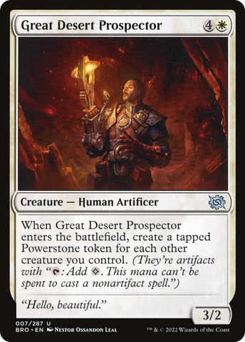 {C} Great Desert Prospector [The Brothers' War][BRO 007]