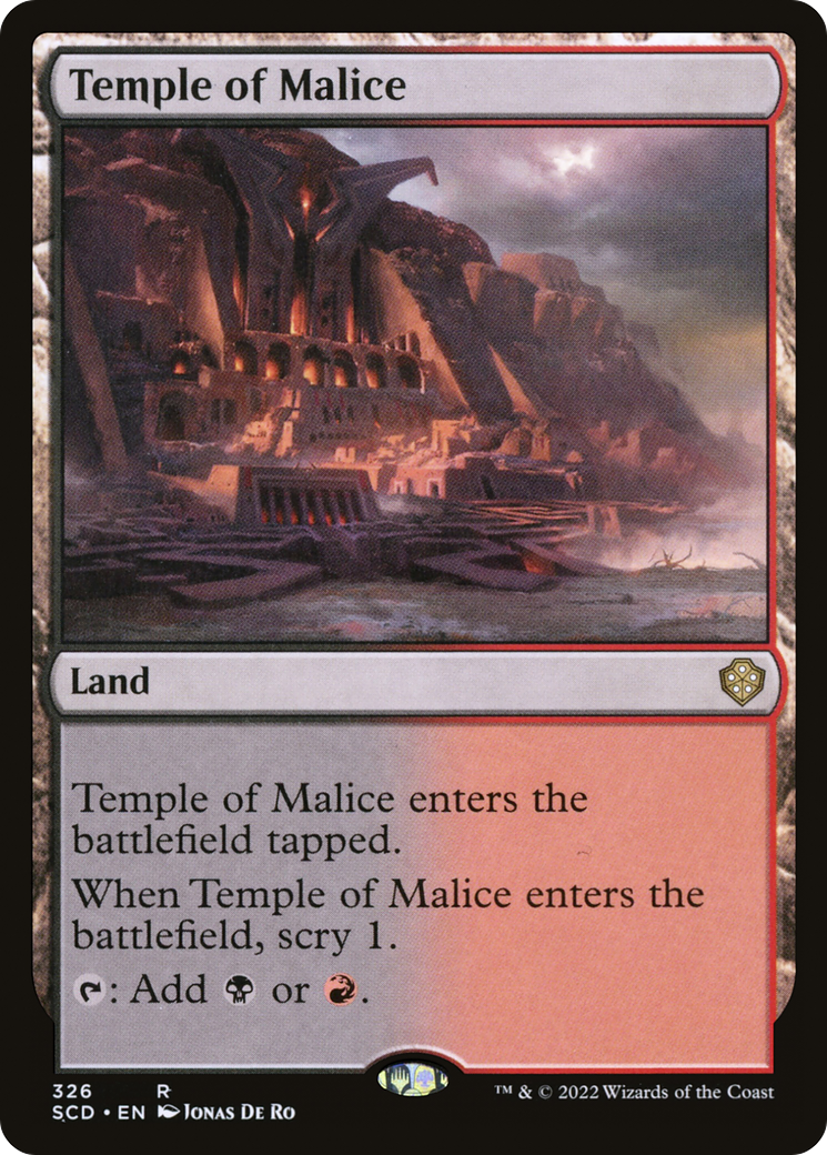 {R} Temple of Malice [Starter Commander Decks][SCD 326]