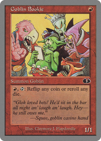 {C} Goblin Bookie [Unglued][UGL 043]