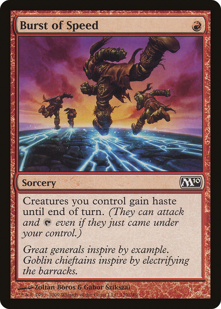 {C} Burst of Speed [Magic 2010][M10 129]