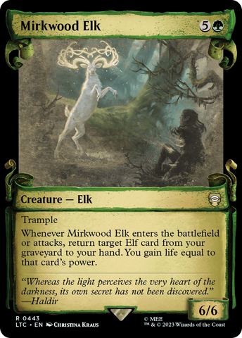 {R} Mirkwood Elk [The Lord of the Rings: Tales of Middle-Earth Commander Showcase Scrolls][LTC 443]