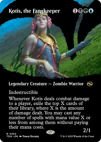 {@R} Kotis, the Fangkeeper (Borderless) [Tarkir: Dragonstorm][TDM 362]