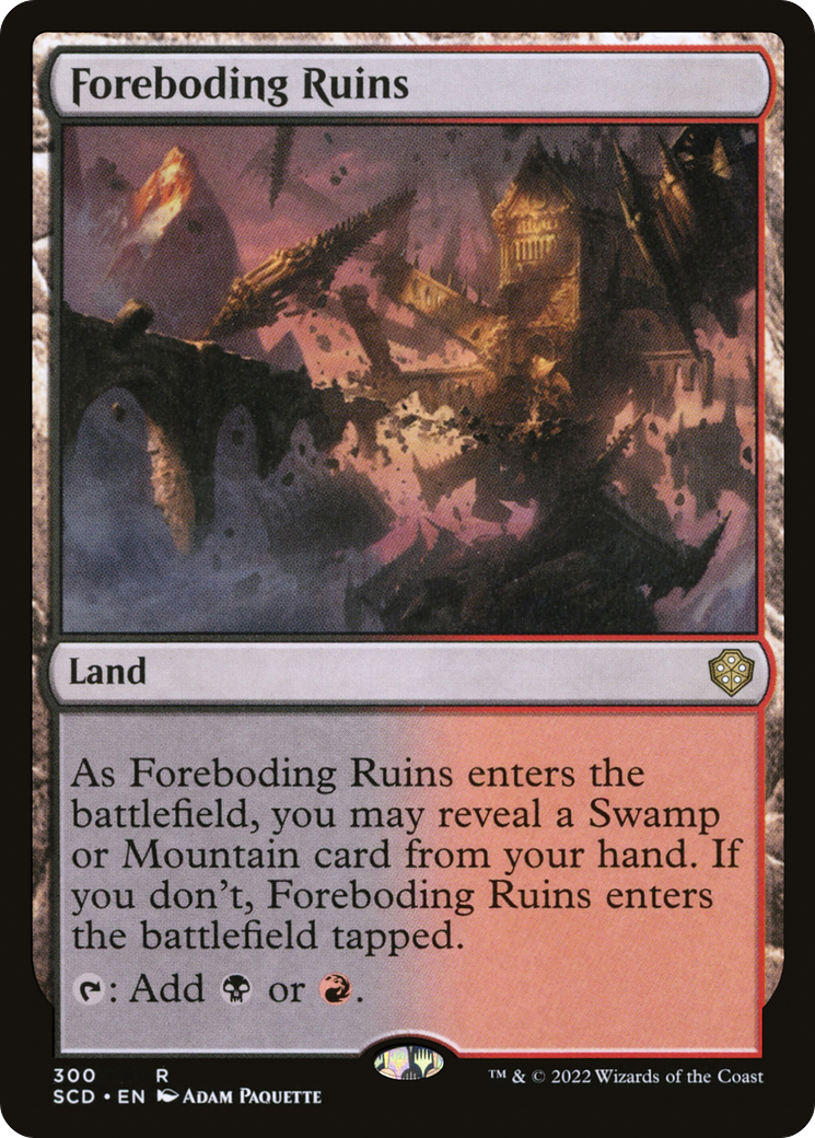 {R} Foreboding Ruins [Starter Commander Decks][SCD 300]