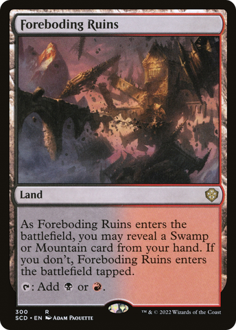 {R} Foreboding Ruins [Starter Commander Decks][SCD 300]