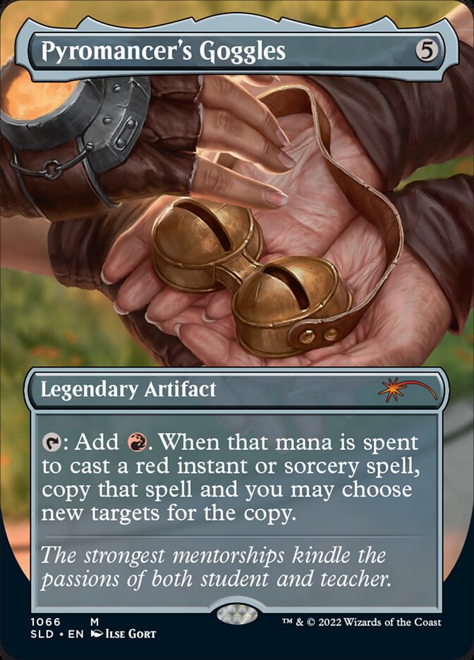 {R} Pyromancer's Goggles (Borderless) [Secret Lair Drop Series][SLD 1066]