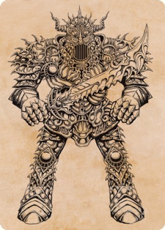 {A} Iron Golem (Showcase) Art Card [Dungeons & Dragons: Adventures in the Forgotten Realms Art Series][AAFR 080]