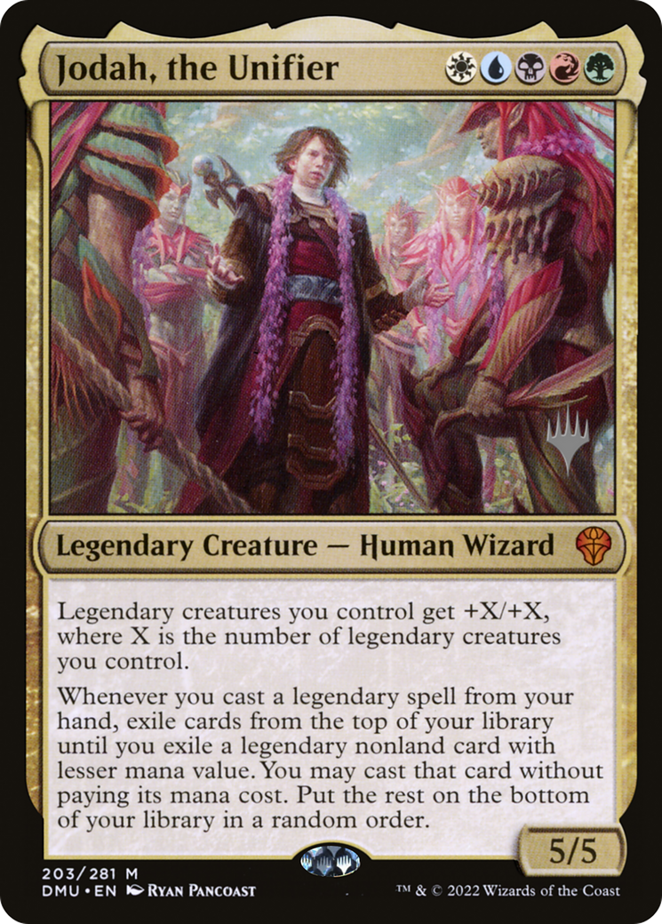 {R} Jodah, the Unifier (Promo Pack) [Dominaria United Promos][PP DMU 203]