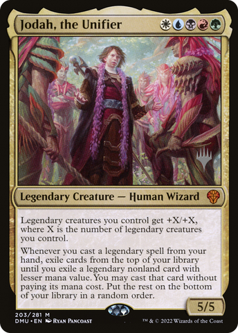 {R} Jodah, the Unifier (Promo Pack) [Dominaria United Promos][PP DMU 203]