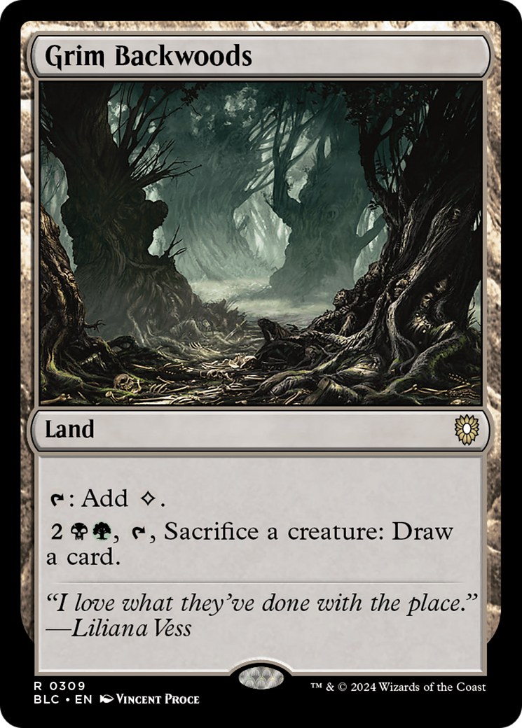 {R} Grim Backwoods [Bloomburrow Commander][BLC 309]