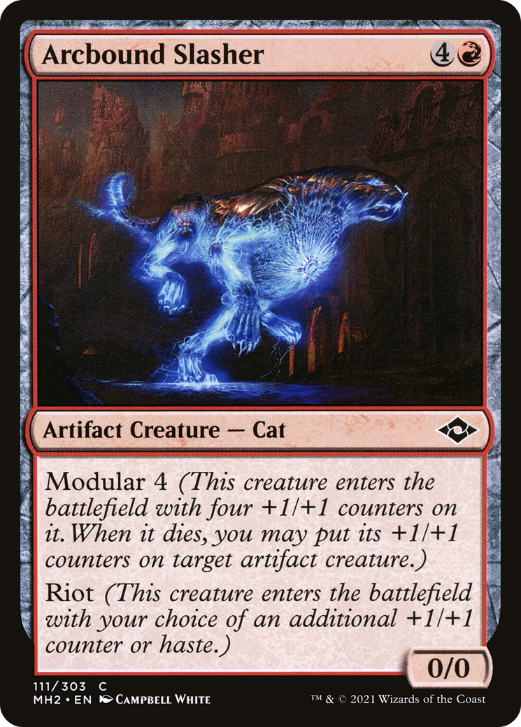 {C} Arcbound Slasher (Foil) [Modern Horizons 2] [MH2 111]
