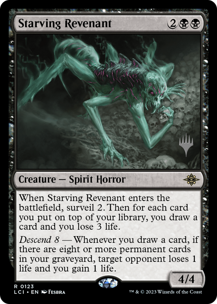 {@R} Starving Revenant (Promo Pack) [The Lost Caverns of Ixalan Promos][PP LCI 123]