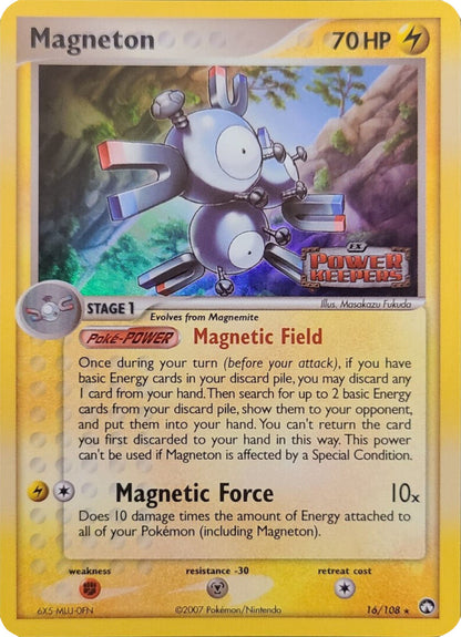 [PKM] Magneton (16/108) (Stamped) [EX: Power Keepers]