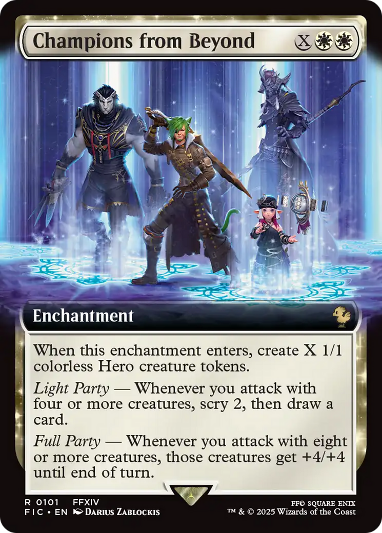 {R} Champions from Beyond (Extended Art) [FINAL FANTASY Commander][FIC 101]