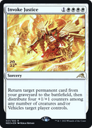 {R} Invoke Justice [Kamigawa: Neon Dynasty Prerelease Promos][PR NEO 021]