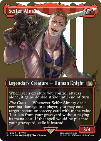 {@R} Seifer Almasy (Borderless) (Surge Foil) [FINAL FANTASY][FIN 534]