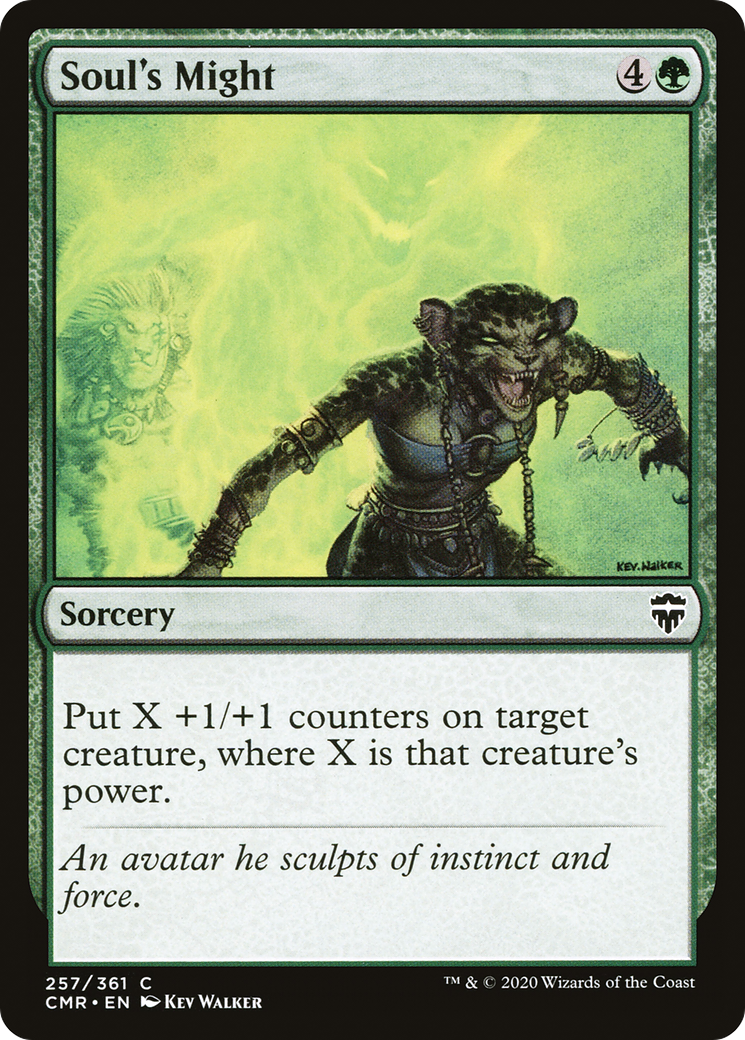 {C} Soul's Might [Commander Legends][CMR 257]