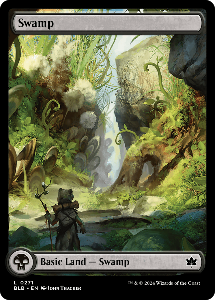 {B}[BLB 271] Swamp (0271) [Bloomburrow]
