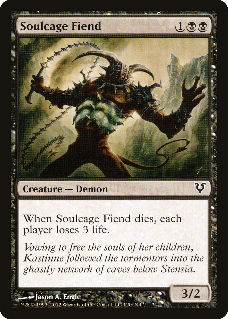 {C} Soulcage Fiend [Avacyn Restored][AVR 120]