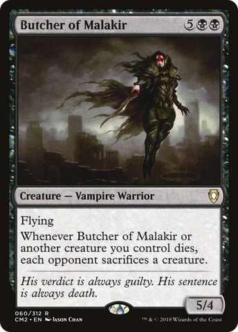 {R} Butcher of Malakir [Commander Anthology Volume II][CM2 060]