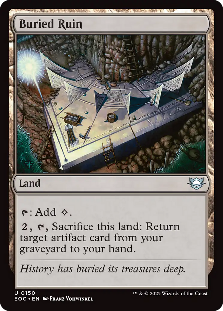 {@@ EOC C} Buried Ruin [Edge of Eternities Commander] [EOC 150]