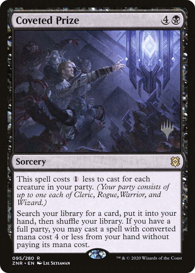 {R} Coveted Prize (Promo Pack) [Zendikar Rising Promos][PP ZNR 095]