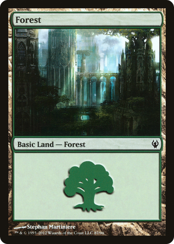 {B}[DDJ 087] Forest (87) [Duel Decks: Izzet vs. Golgari]