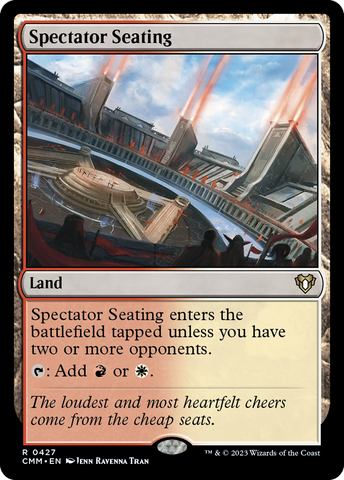 {R} Spectator Seating [Commander Masters][CMM 427]