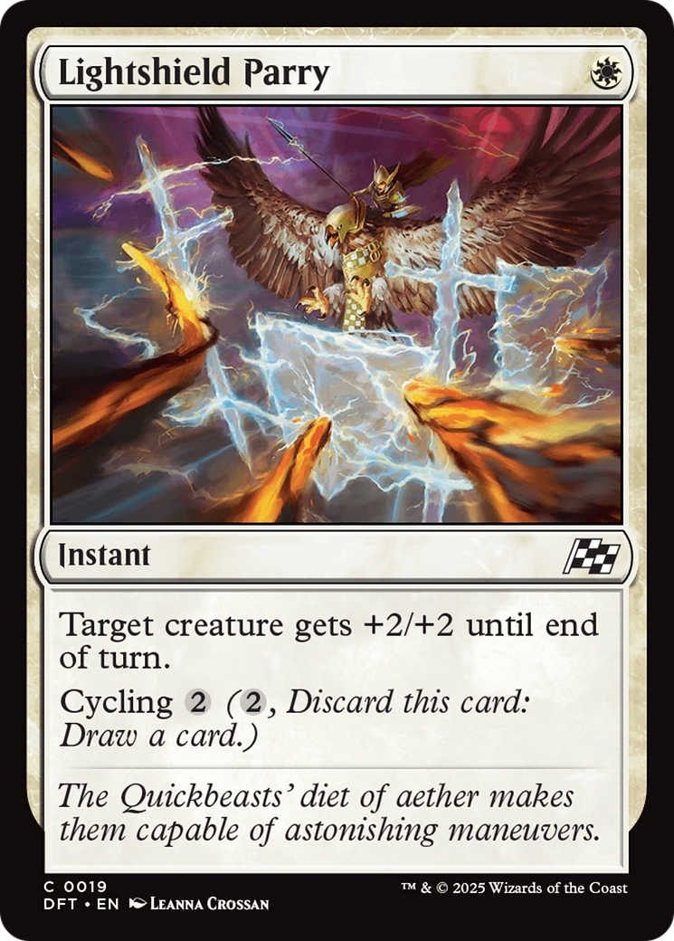 {@C} Lightshield Parry [Aetherdrift][DFT 019]