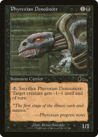 {C} Phyrexian Denouncer [Urza's Legacy][ULG 061]