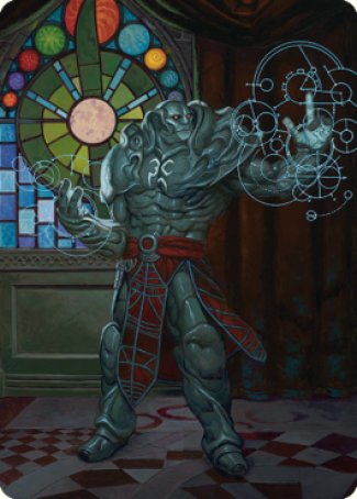 {A} Karn, Living Legacy Art Card 2 [Dominaria United Art Series][ADMU 002]