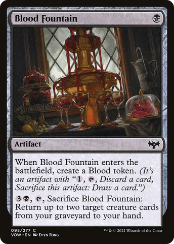 {C} Blood Fountain [Innistrad: Crimson Vow][VOW 095]