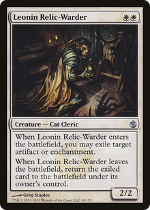 {C} Leonin Relic-Warder [Mirrodin Besieged][MBS 010]