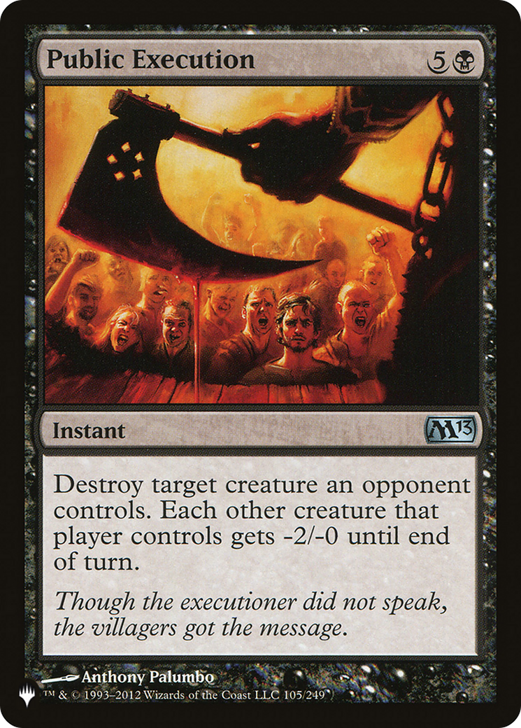 Public Execution [LIST M13-105]