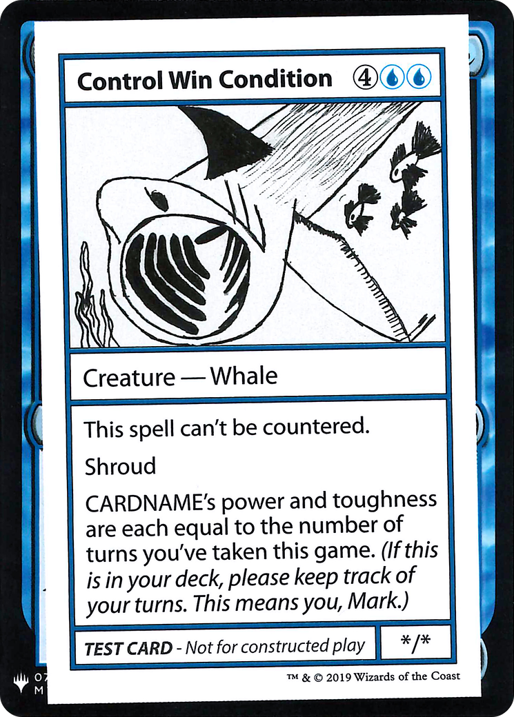 {R} Control Win Condition [Mystery Booster Playtest Cards][CON CMB1 019]